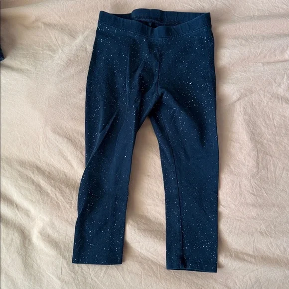 LOT of 6 Cat & Jack Toddler Girl Leggings 2T Bundle Basics - Picture 5 of 10